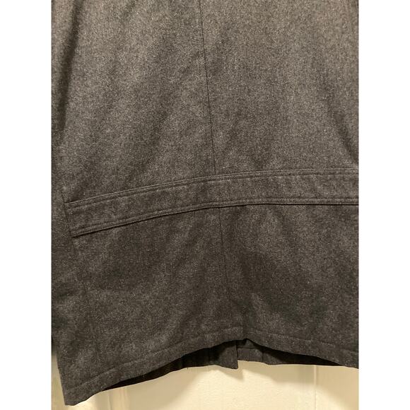 Men’s Michael Kors Wool Blend Utility Cargo Military Coat Jacket Gray Size M - Picture 6 of 10